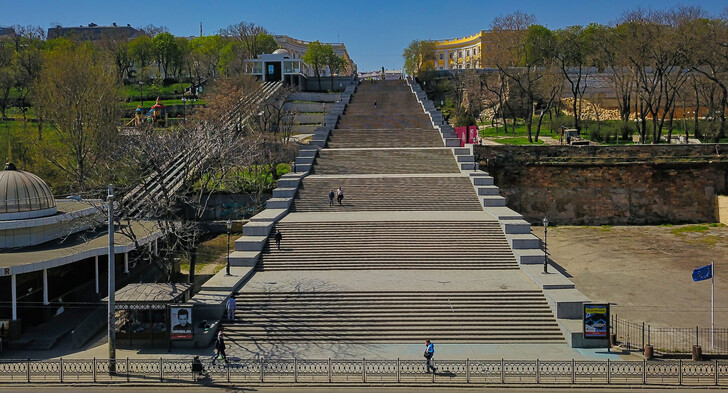 Die Potemkinsche Treppe, wie sie weltbekannt ist<br><br>Потьомкінські сходи.Такими вони відомі всьому світу<br><br>Potemkin Stairs as the world knows them
